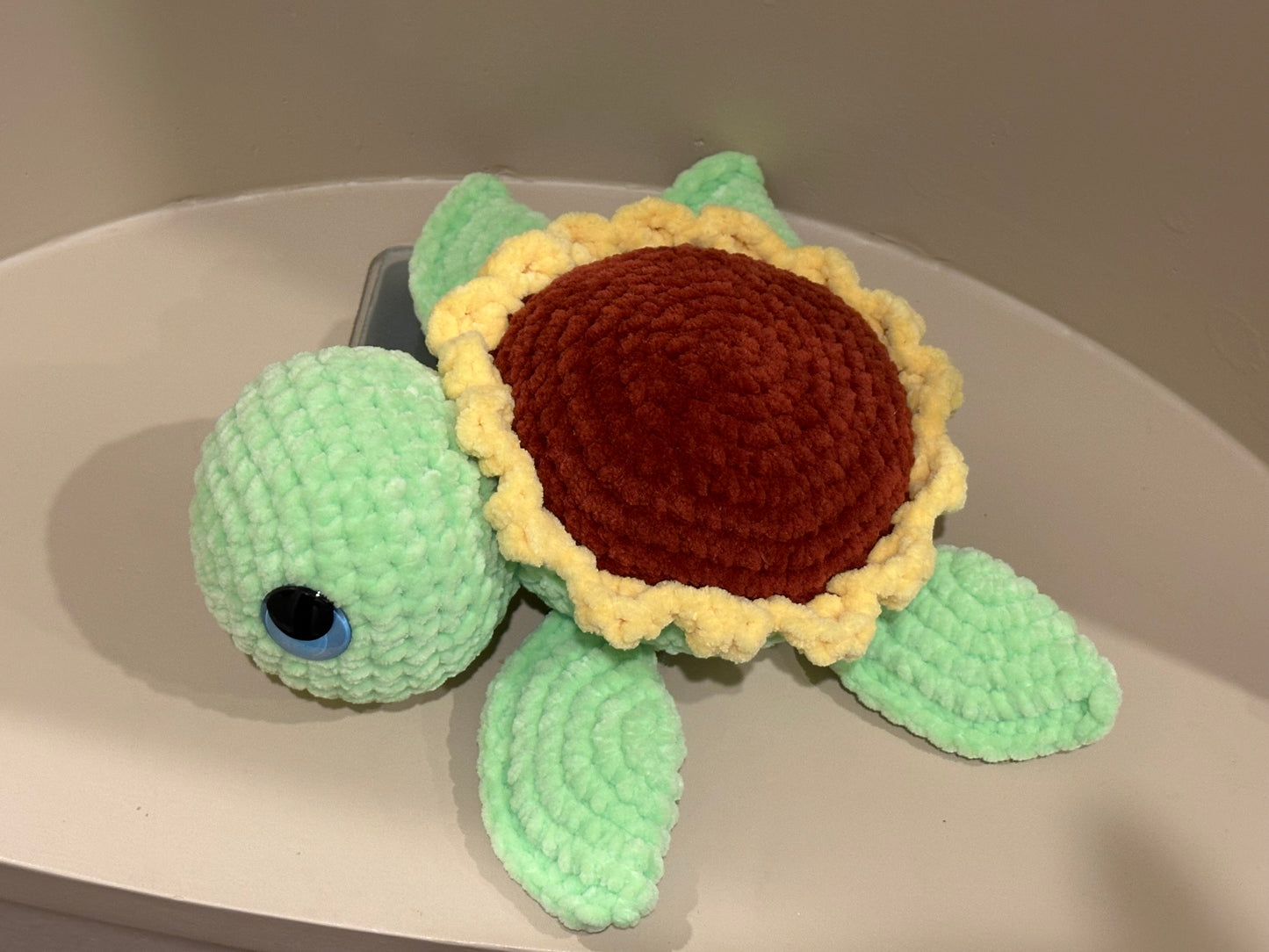 Sunny the Sunflower Turtle Plushie