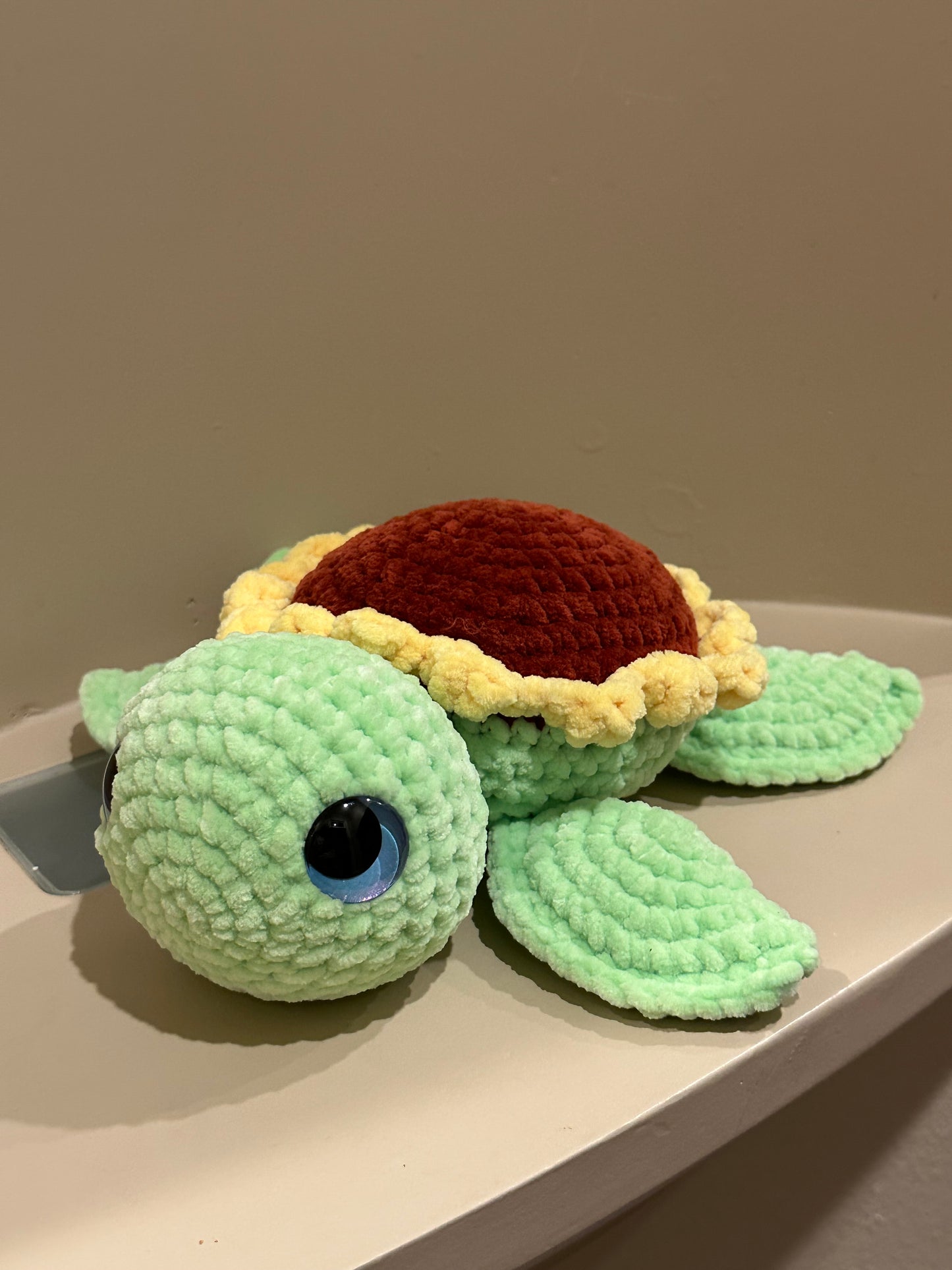 Sunny the Sunflower Turtle Plushie