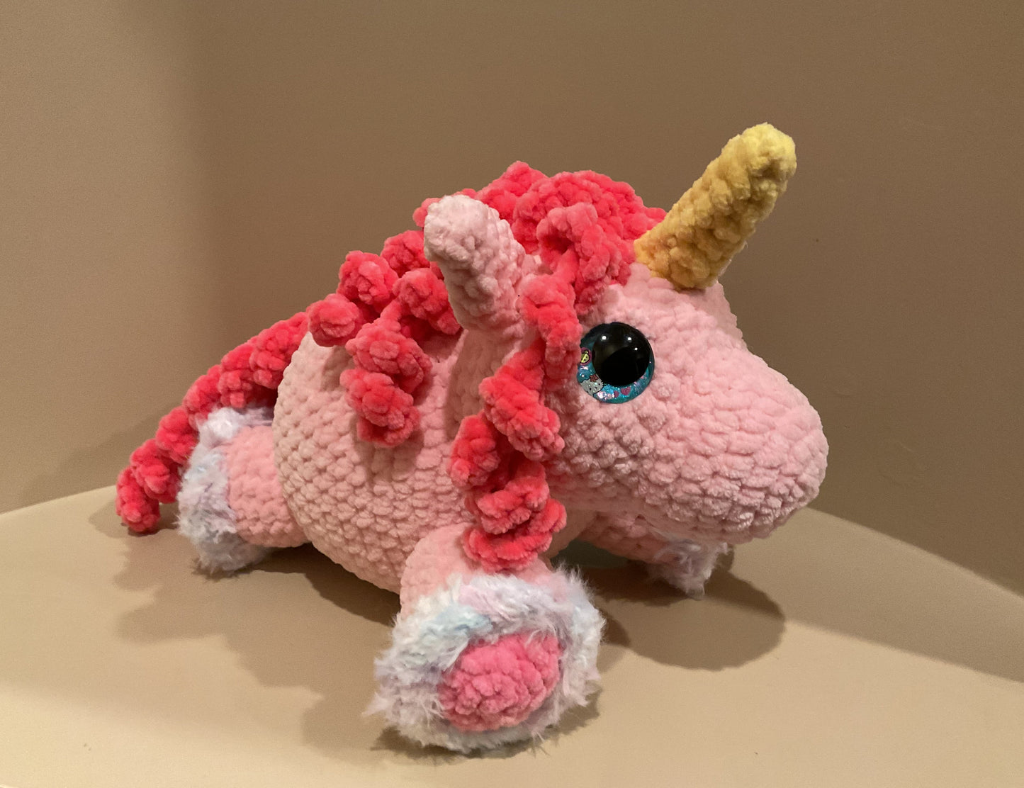 Strawberry the Pink Unicorn Plushie