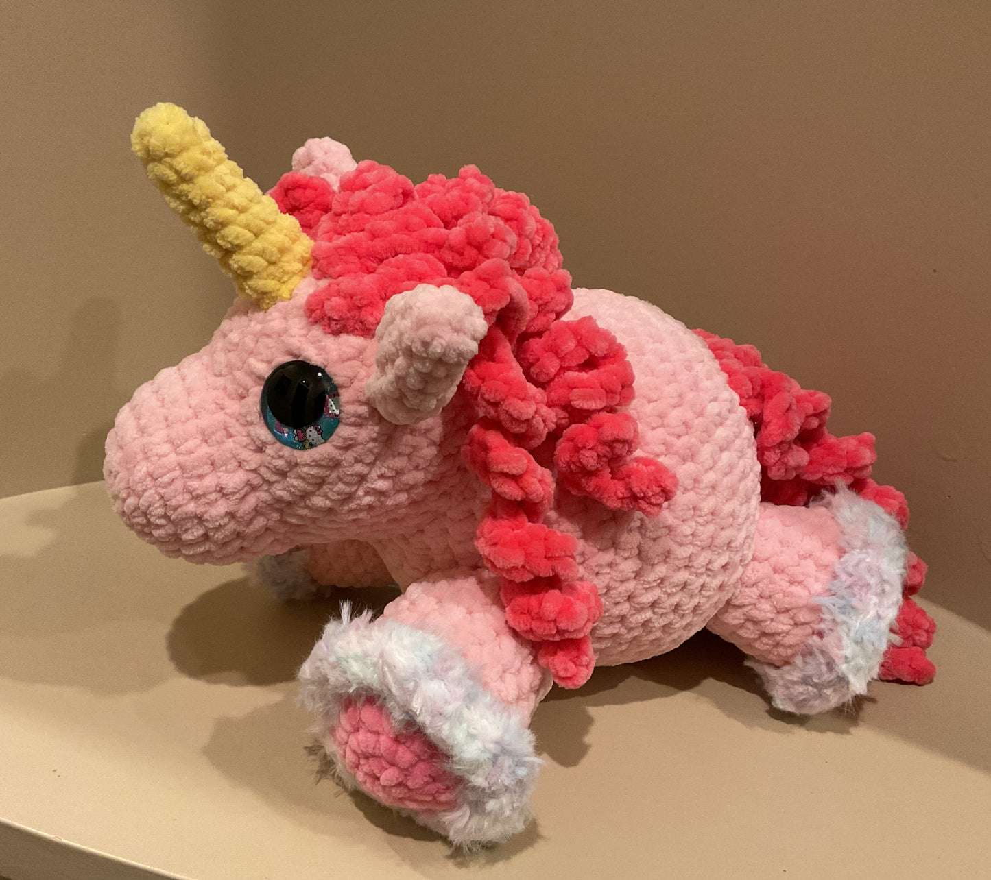 Strawberry the Pink Unicorn Plushie