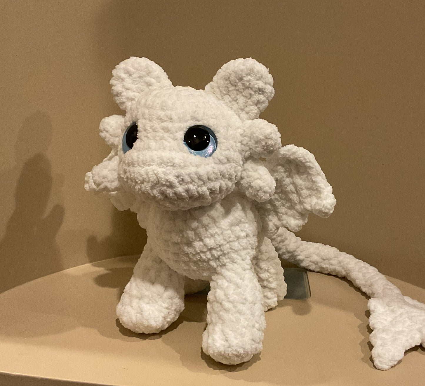 Snow the Light Wing Dragon Plushie