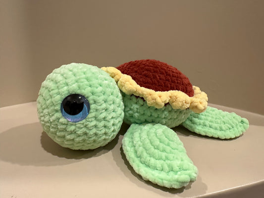 Sunny the Sunflower Turtle Plushie