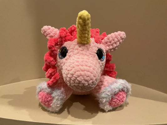 Strawberry the Pink Unicorn Plushie