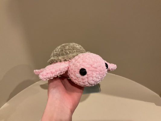 Shelly the Mini Pink Turtle Plushie